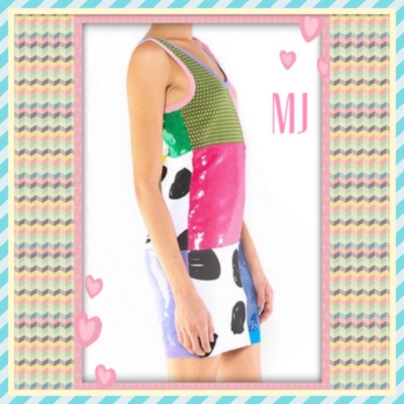 🎉🎉HP🎉🎀New Jeremy Scott Sequins Dress🎀 - Picture 3 of 4